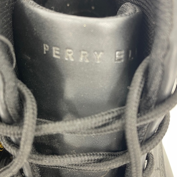 PERRY ELLIS B-52 STEEL TOE WIDE WIDTH Black Men\'s Boots SIZE 10.5 main image 8